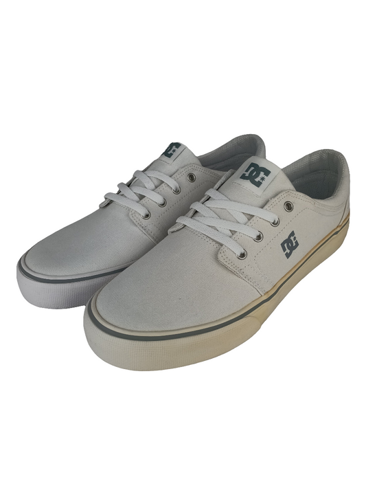 DC Trase TX White WHT US Mens Size 10.5 Shoes Discolored Left Sole