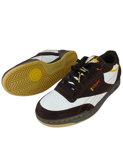 DGK X Reebok RBK Club DGK Skate White Earth Parka Yellow Gum US Mens Size 9.5 Shoes