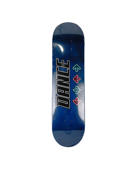 Dance Carbon Fiber Directional Arrows Blue Black White Size 8.0 Vintage NOS Deck