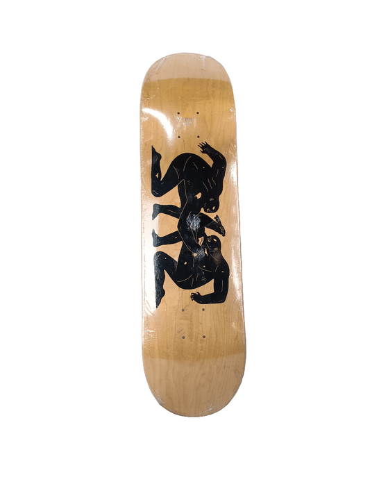 Huf X Cleon Peterson Natural Black Size 8.475 Vintage NOS Deck