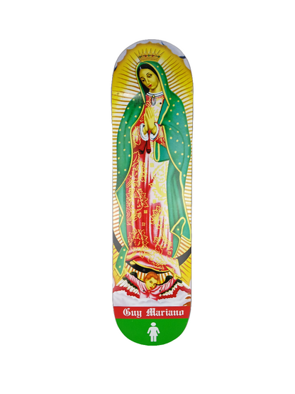Girl Guy Mariano Mother Mary Red Green White Size 8.0" Vintage NOS Deck