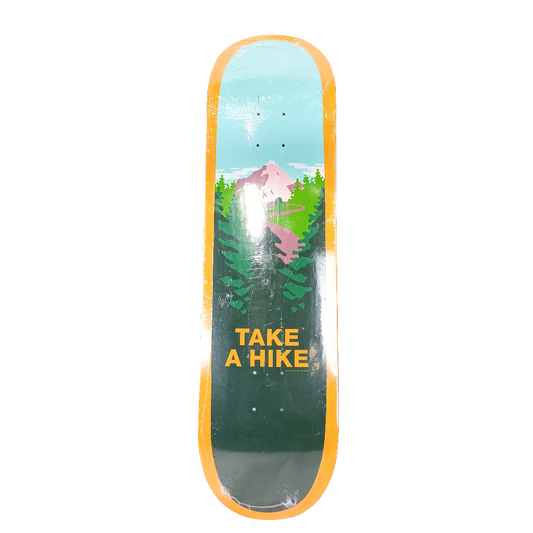 Skate Mental Team Take  A Hike Yellow/Green/Blue 8.5" Skateboard Deck RP