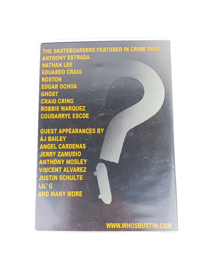 Who's Bustin? Crime Pays 2012 Sealed DVD Video