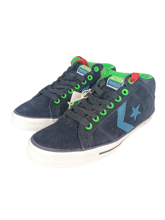 Converse Trapasso Pro Mid Black Green Red 117171 US Mens Size 9.5