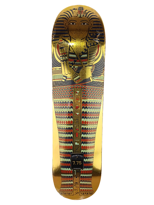 Primitive Paul Rodriguez Pharaoh Graphic Gold Multi Color Size 7.75 Skateboard Deck