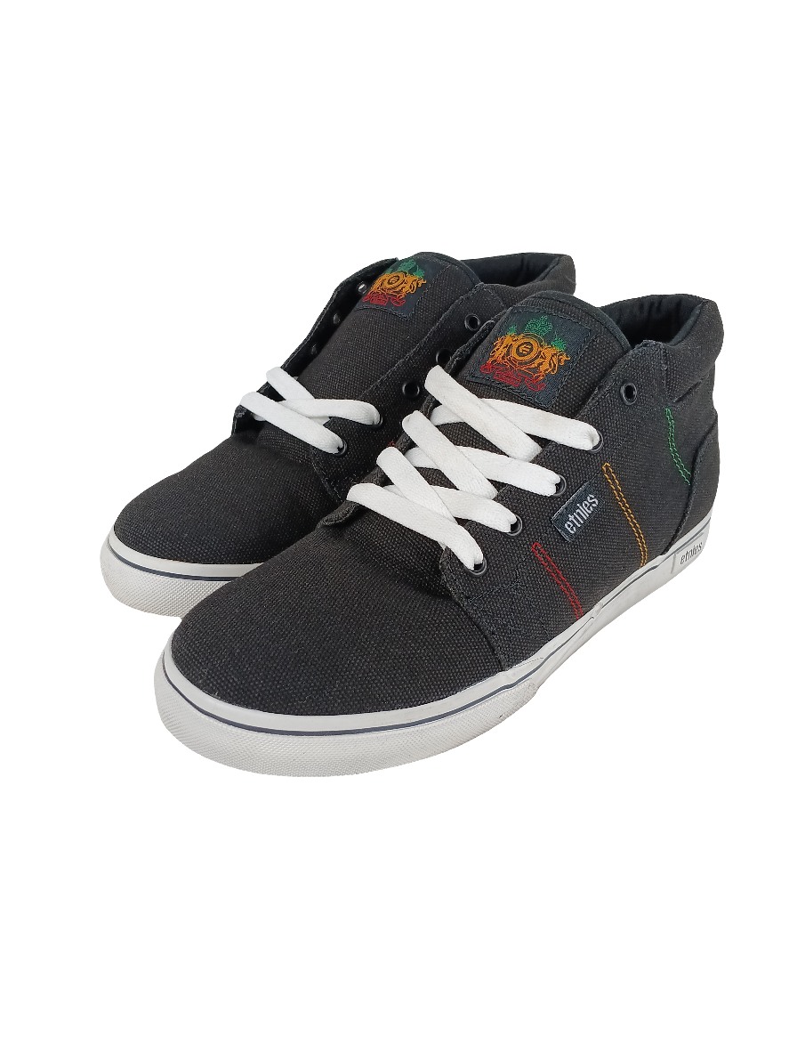 Etnies Ashbury Black Green Gold Size 10 Shoes