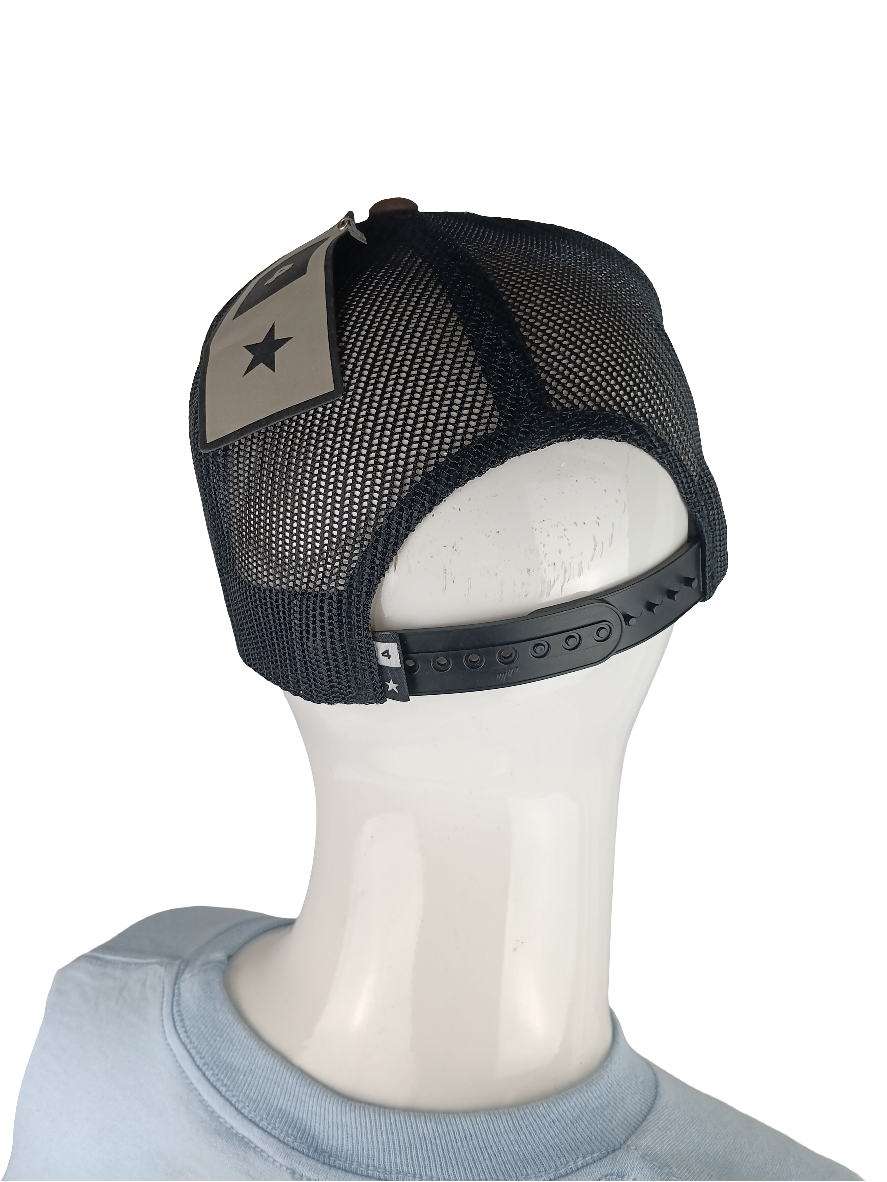 Four Star Clothing Camo White Black Mesh Vintage NOS Snapback Trucker Hat