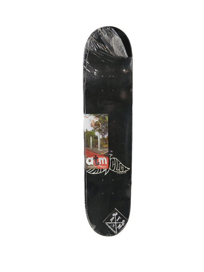 ATM Click Reaper Snail Black White Size 7.625" Vintage NOS Deck