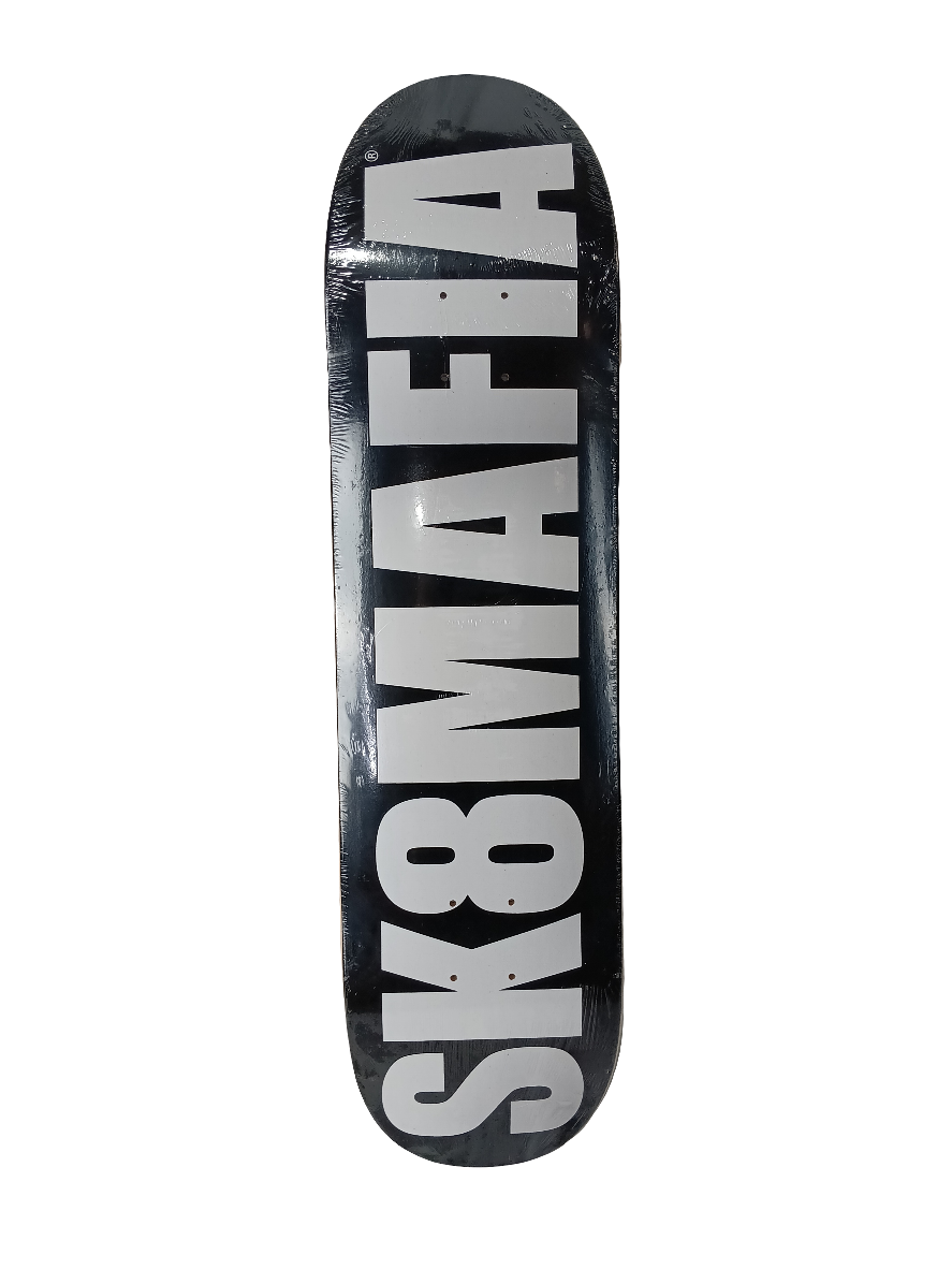 Sk8 Mafia Team Graphic Black White Size 8 Skateboard Deck