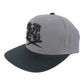 Krew [K] Logo BLack Grey Snapback Vintage Starter Hat