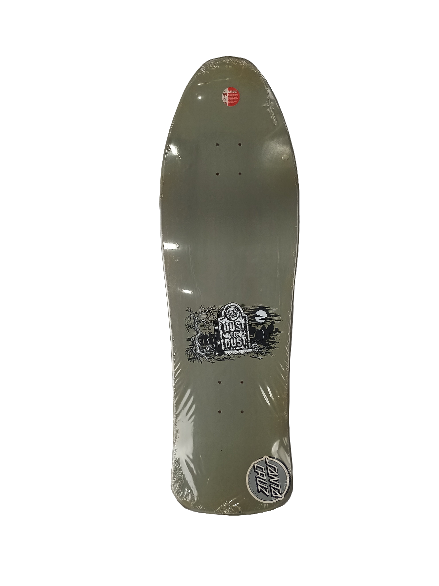 Santa Cruz Jason Jessee Dust To Dust Hotrod V8 Grey Black White Size 10.0" Vintage NOS Deck