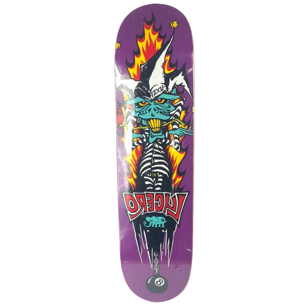 Black Label John Lucero 12xu Red Kross Purple 8.25" Skateboard Deck