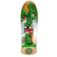 Santa Cruz Rob Roskopp Face 2 Natural Woodgrain Green Red Size 9.9" X 30.8" Vintage Reissue Deck