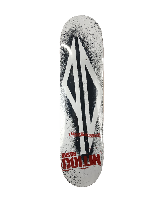 Baker Dustin Dollin Piss Drunx PD Spray Paint White Size 7.75" Vintage NOS Deck