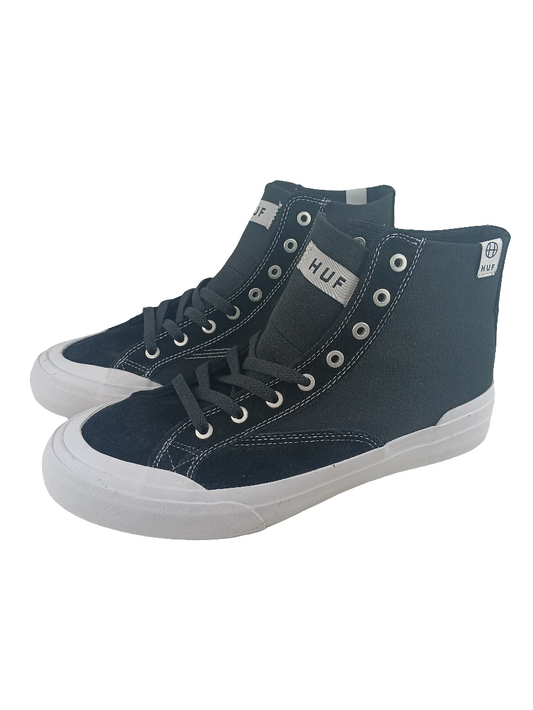 Huf Classic Hi ESS Black White VCBSC04 Size 7 Shoes