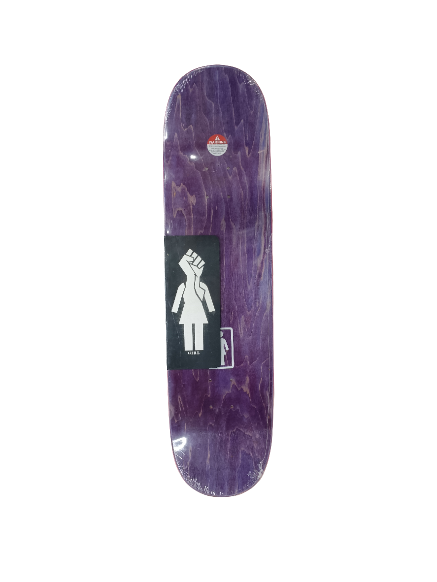 Girl Geron Wilson Fist Graphic Red White Black Size 8.3 Skateboard Deck