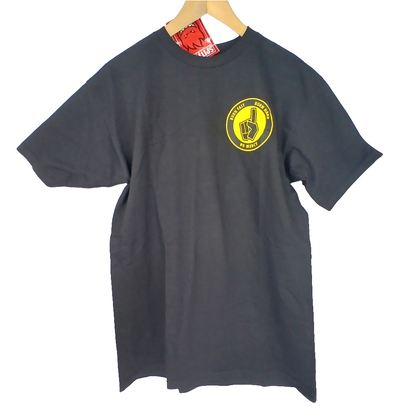 Spitfire Burn Fast Burn Hard No Mercy Black Yellow Mens Size Medium S/s Shirt