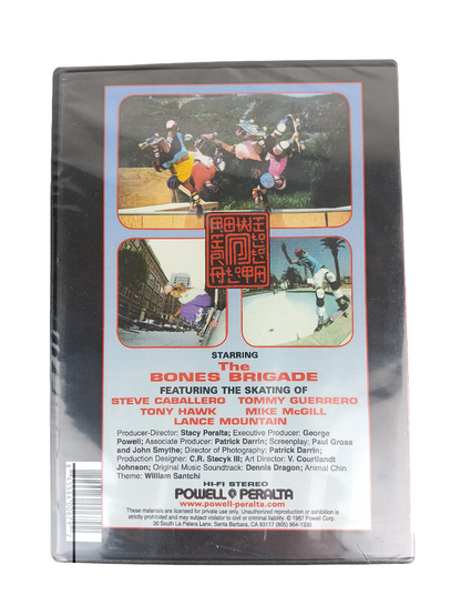 Powell Peralta Bones Brigade The Search For Animal Chin 1987 Sealed DVD Video