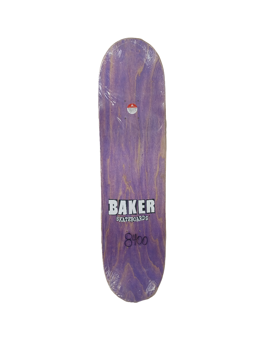 Baker Team Logo Blocks Classic Orange Blue White Size 8.4