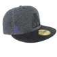 New Era Matix 59Fifty Brandon Biebel Signature Black Grey Purple Wool Brim 7 1/2 Vintage Hat