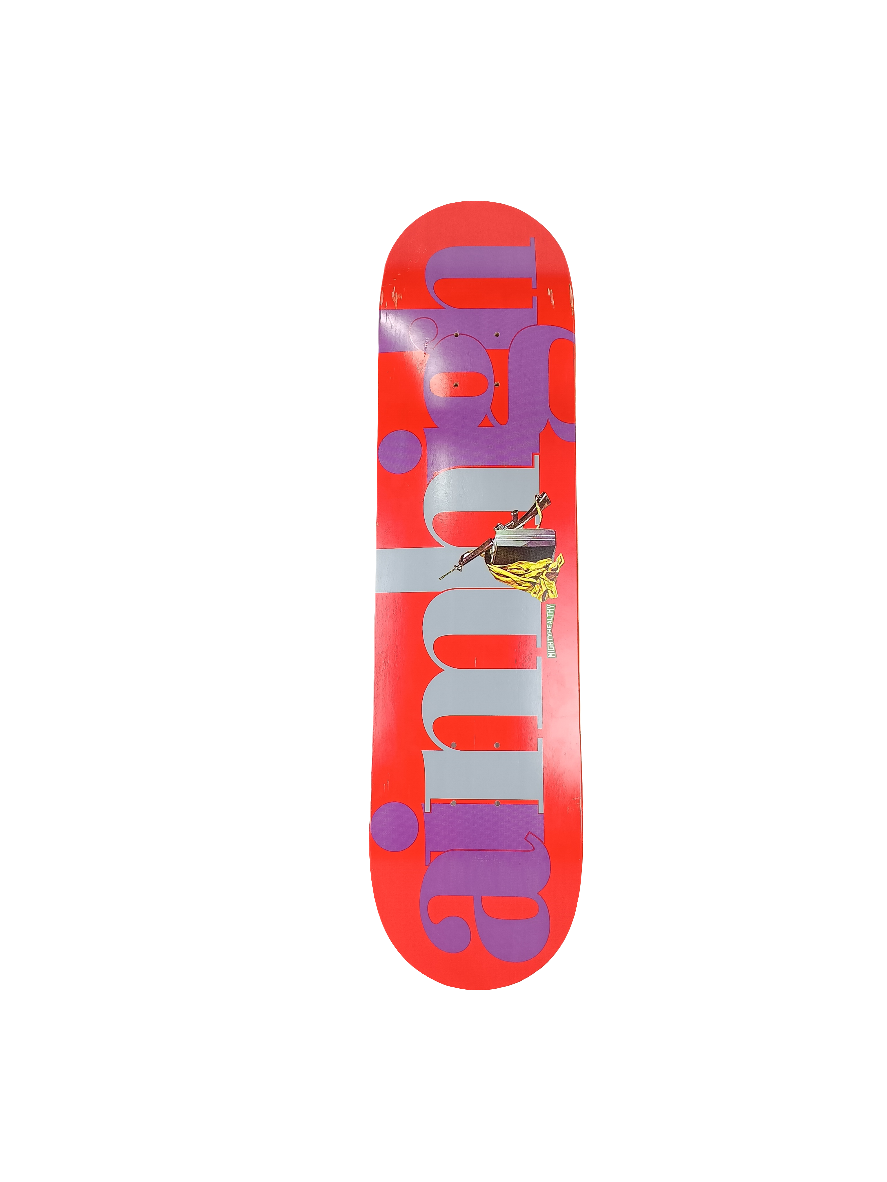 Aim High Mighty Healthy Graphic Red Size 8 Skateboard Deck