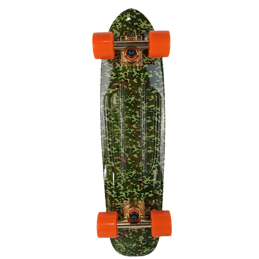 Diamond Supply Co X Penny Camo Orange Gold 24" Vintage Cruiser Skateboard