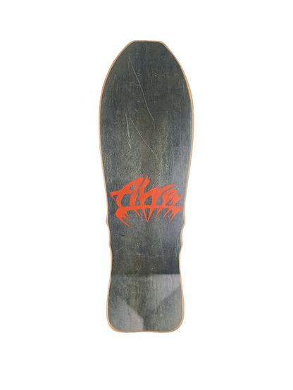 Alva Craig Johnson El Loco Gringo Black Woodgrain Stain Multi Mini Size 9.75 X 29.5 Vintage NOS Deck
