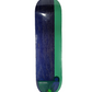 Girl Rick Howard Tail Block Blue Woodgrain Teal Green Size 8.5 X 31.875 Shape G033 Vintage NOS Deck