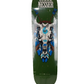 Birdhouse Steve Nesser Bull Skull Green Multi Color Size 7.75 Skateboard Deck