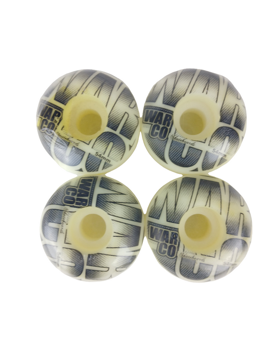 Warco Team Logo White Grey Black Size 54MM Vintage NOS Wheels