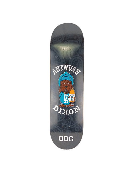 Dog Antwuan Dixon Dog 40oz Black White Blue Size 8.38 Vintage NOS Deck