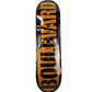 Boulevard Team Text Black Yellow Silver Size 8.e" Vintage NOS Deck