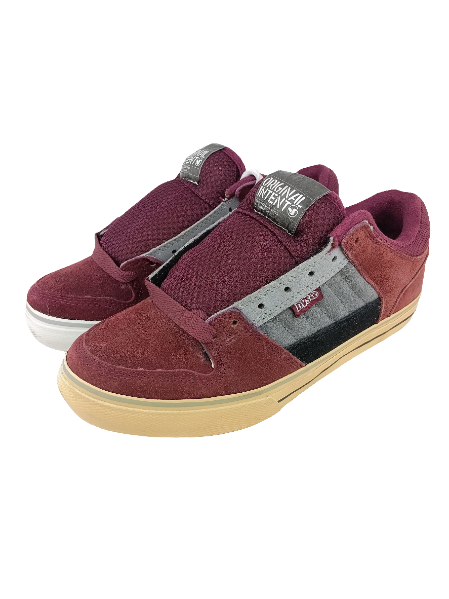 DVS Munition CT O.I. Maroon Suede Tri-tone Size 7.5 Shoes