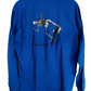Chocolate Day Of The Dead Marc Johnson Skeleton Casper Stall Maitland Banks Blue White Black Size XL L/s Shirt