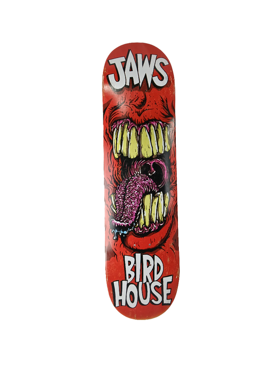 Birdhouse Jaws Red Face Multi 8.2" Vintage NOS Deck NP