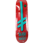 Deathwish Team Spray Cross Red Teal Black Size 8.3875"  Skateboard Deck