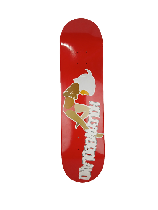 My Idea x Skateboard Heroes Hollywood Land Red Size 8" Vintage NOS Deck