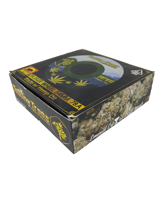 Satori Movement Talking Trees White Green Blue Size 54MM 78A Durometer Cruiser Wheels With Original Box