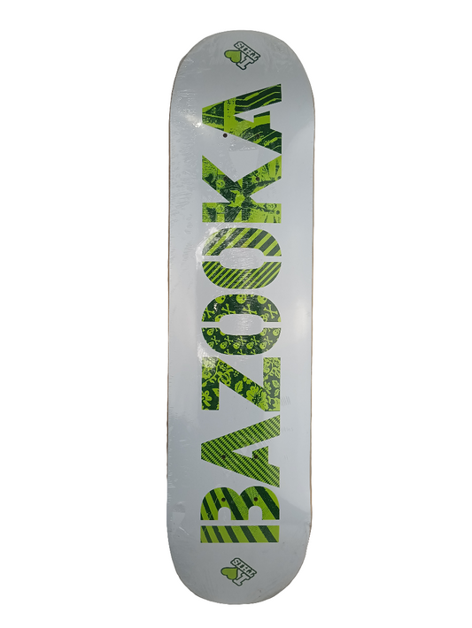 Bazooka I Love This Graphic White Green Size 7.5 Skateboard Deck