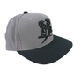 Krew [K] Logo BLack Grey Snapback Vintage Starter Hat