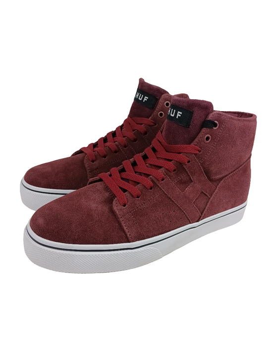 Huf Hupper 2 Hi Burgundy  Size 9 Shoes