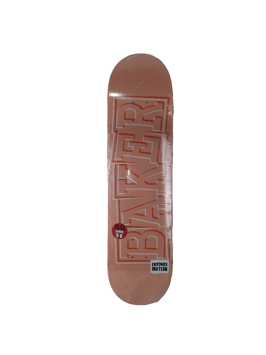 Baker Riley Hawk Pink Orange White Size 8.0" Skateboard Deck