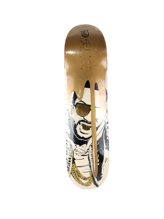 Colt 45 Juicy J Family Reunion Black White Gold Size 8.1 Vintage NOS Deck