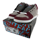 DVS Huf 5 Mid O.I. Keith Hufnagel Grey Maroon Suede - Mighty Size 10 Shoes