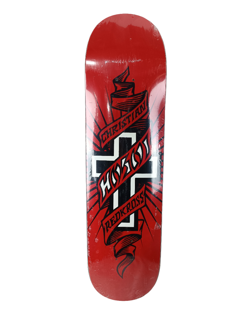 Black Label Christian Hosoi Red Kross Cross Graphic Red Black