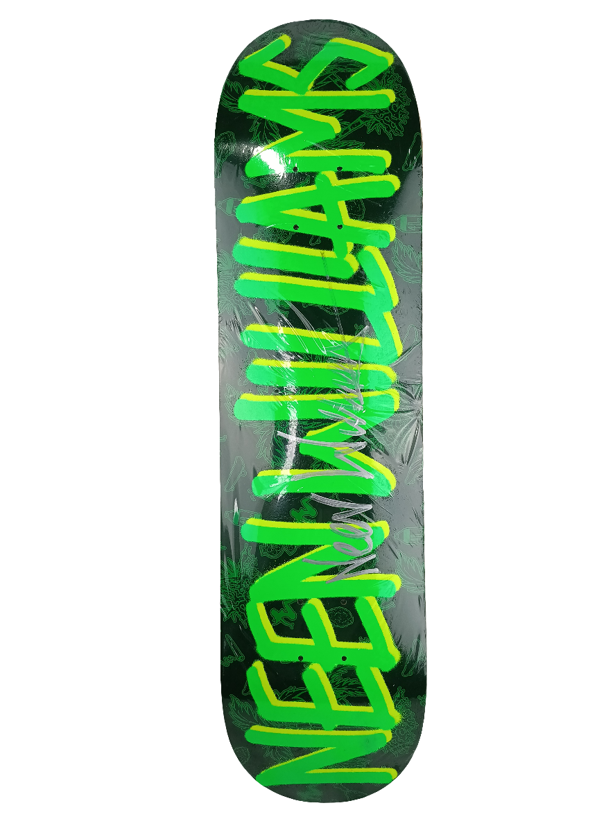 Deathwish Neen Williams Signed Shake Junt Colors Graphic Size 7.875 Skateboard Deck