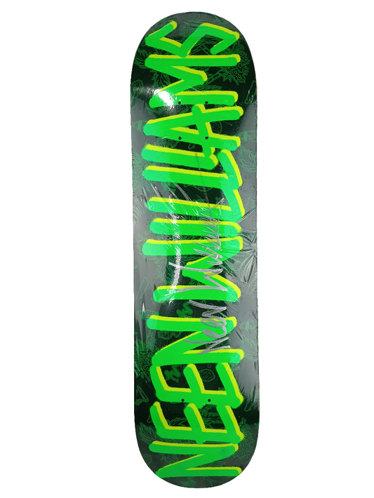 Deathwish Neen Williams Signed Shake Junt Colors Graphic Size 7.875 Skateboard Deck