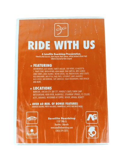 Ride With Us Sa+ellites 5yh Annual Skatepark Tour DVD Video