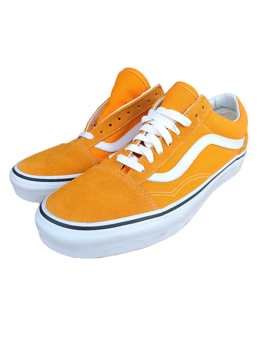 Vans Old Skool Dark Cheddar True White Mens Size 9.0 Shoes