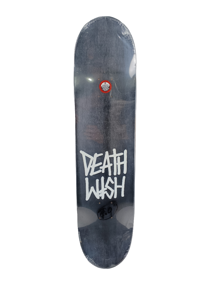 Deathwish Erik Ellington Fedora Graphic Black Multi Color Size 7.78 Skateboard Deck